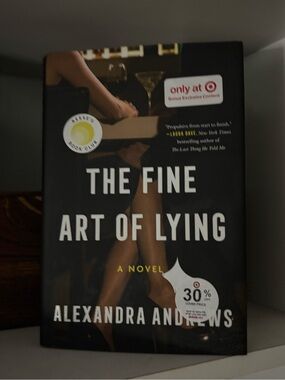 The Fine Art of Lying Alexandra Andrews Target Exclusive First Edition